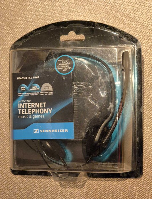 Sennheiser Auscultadores PC 3 Chat com Microfone, Gaming Headset [Novos]