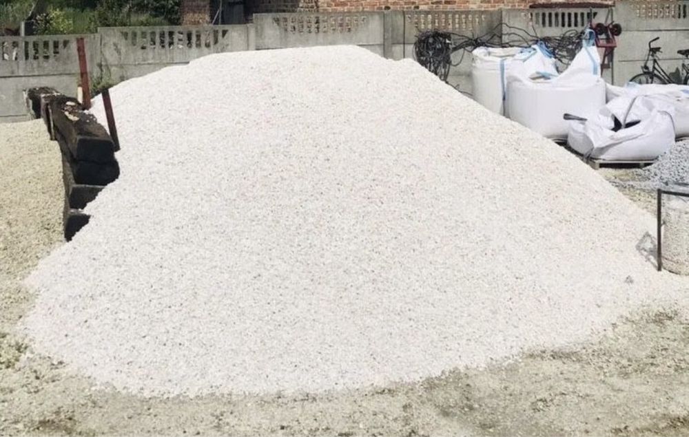 Grys BIAŁA MARIANNA Extra White Biały Kamień do Ogrodu Worki Grys