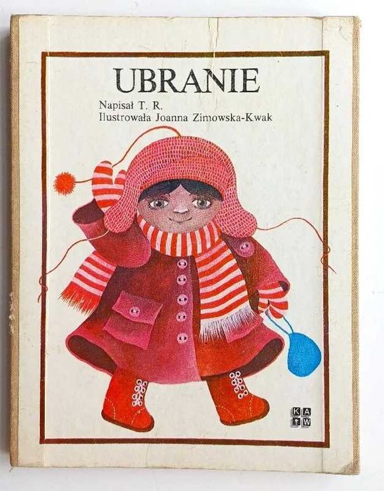 Ubranie T.R. Zimowska - Kwak unikat Prl stara bajka książka