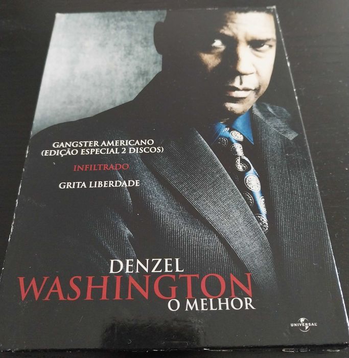 dvd: “Denzel Washington, o melhor” (caixa com três filmes)
