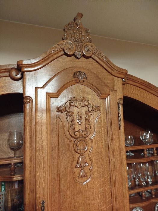 Witryna ,meble,Kredens dębowy .Polecam