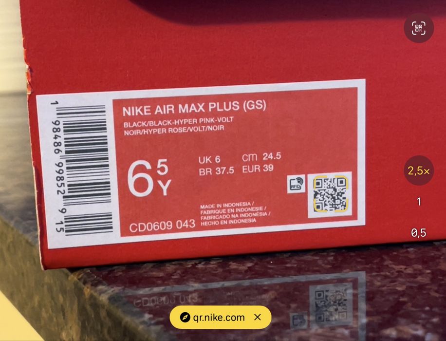 Buty sneakersy Nike Air Max Plus, oryginal, gwarancja! Darmowa wysyłka