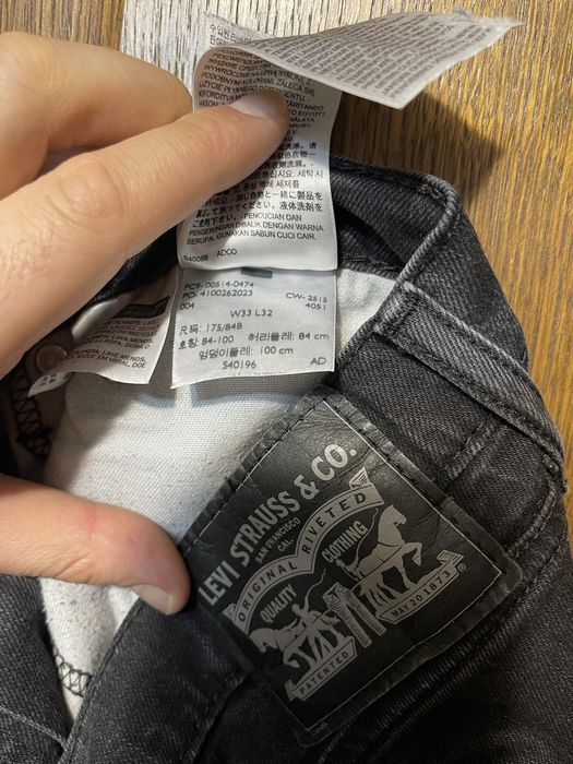 Джинси Levis 501 чорні