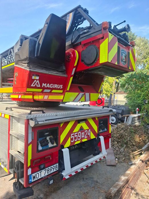 Drabina Mechaniczna MAGIRUS SD-30 MAN autodrabina strażacka straż