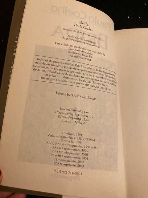 Livro Brida de Paulo Coelho