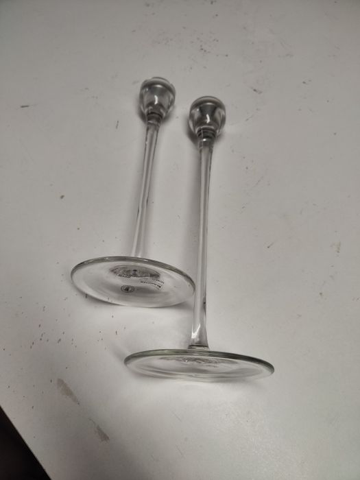 Castiçais IKEA em vidro