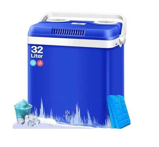 Chłodziarka termoelektryczna KESSER 12V, wtyczka 230V, minilodówka,