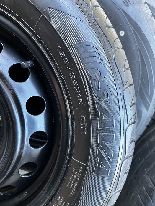 Kola 5x114.3 195/65/15 SAVA bieznik :7,60mm 6.40mm