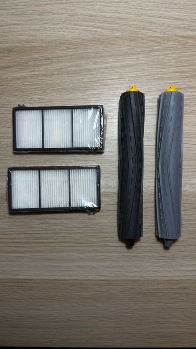 Zestaw rolek + 2 filtry HEPA do iRobot Roomba 800/900 – nowe