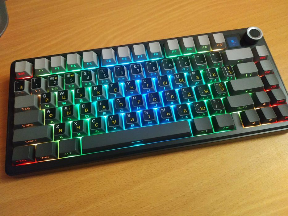 AULA F75 MAX 75%-я механическая клавиатура с RGB BT 2.4G USB