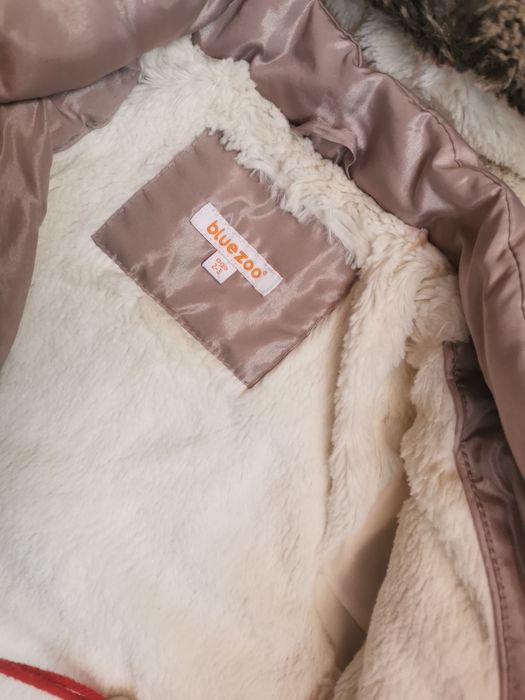 Zimowa księżniczka! Ciepła kurteczka 98