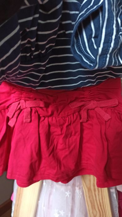 Dwie nowe spódniczki dresowe 80 cm