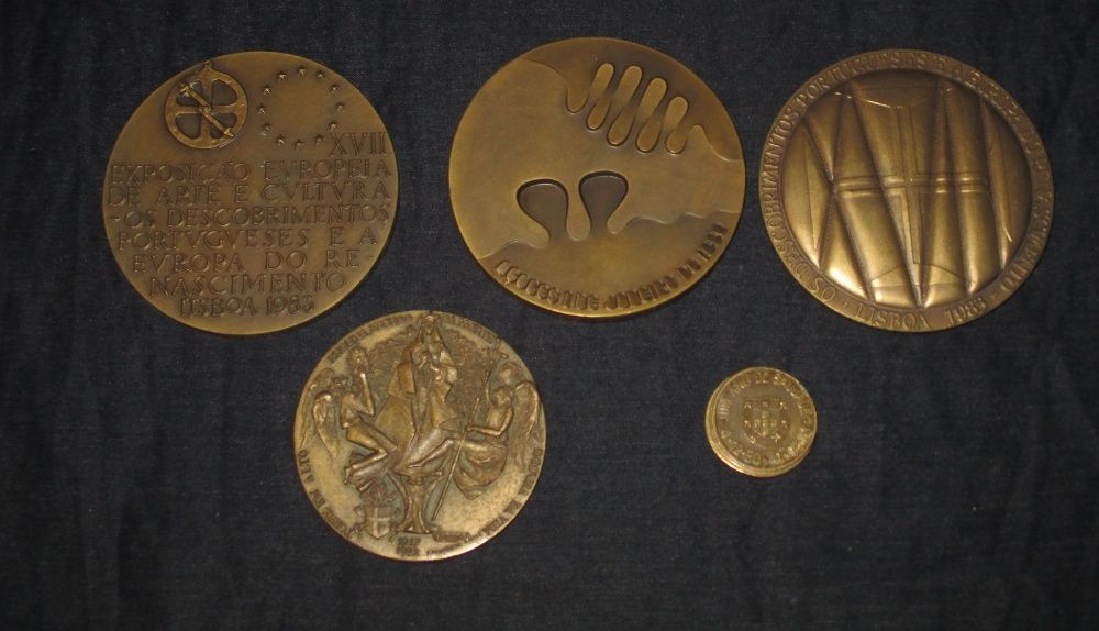 Colecção de Medalhas de bronze