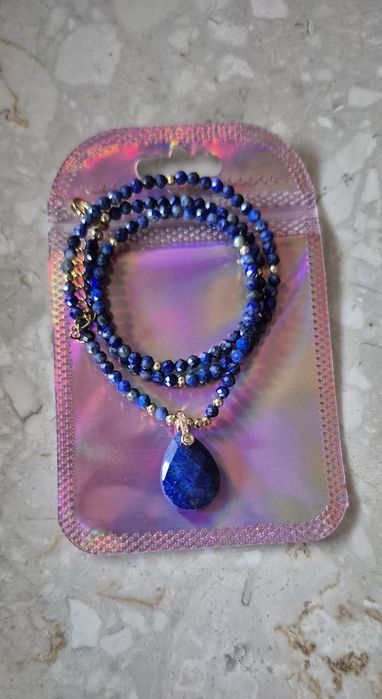 Naszyjnik lapis lazuli