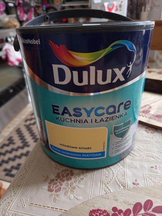 Nowa farba Dulux miodowe smaki Hydrofobowa farba lateksowa