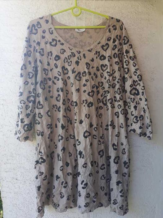 Tunika gnieciona panterka C&A fason A