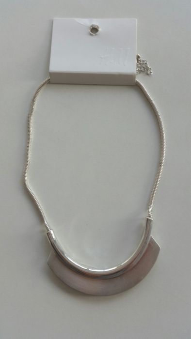 Naszyjnik srebrny h&m