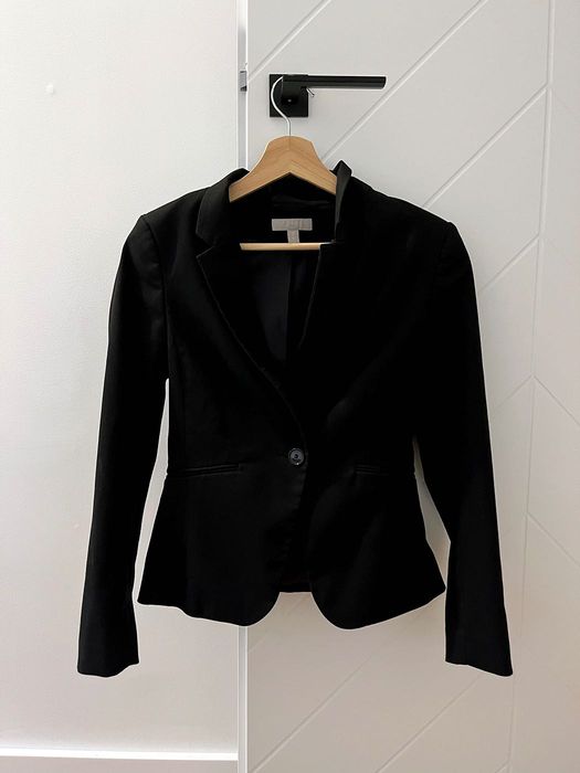 Czarna marynarka H&M damska S