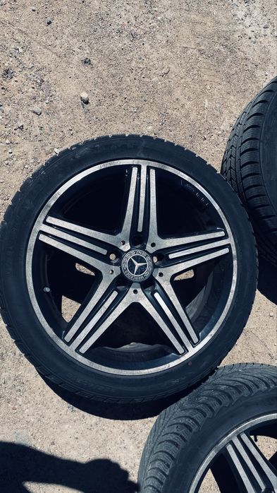 Felgi Mercedes AMG 18” 5x112 ET48 + 2xopony zimowe Michelin 235/40 R18 | komplet