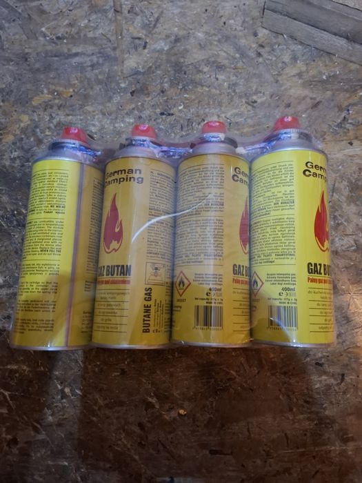 Gaz Kartusz gazowy do kuchenki lub palnika i grilla  400ml  1szt