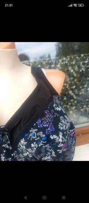 Odciążający bezfiszbinowy biustonosz Ulla Popken. 115F