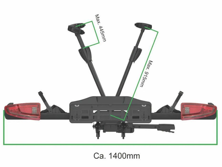 Bagażnik rowerowy - Platforma Rowerowa na hak SPINDER TX3 LED | Nowość 2026