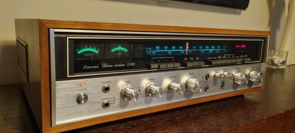 Sansui5500 amplituner vintage legendarny