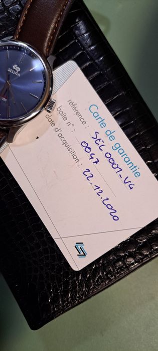 Relógio automático Sellita anniversaire.