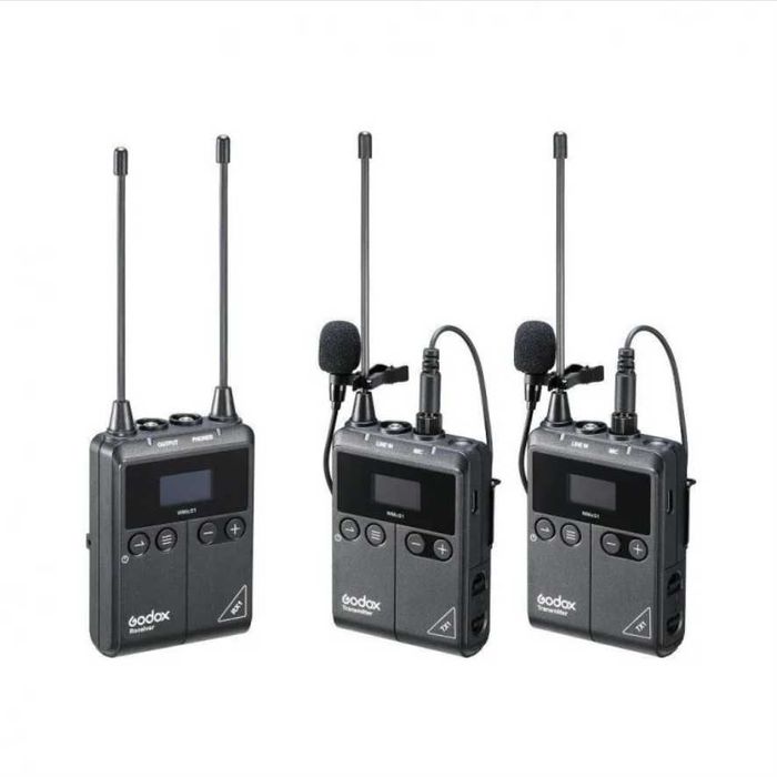 Godox WMicS1 com 2 Sistemas de Microfone Lapela Sem Fio