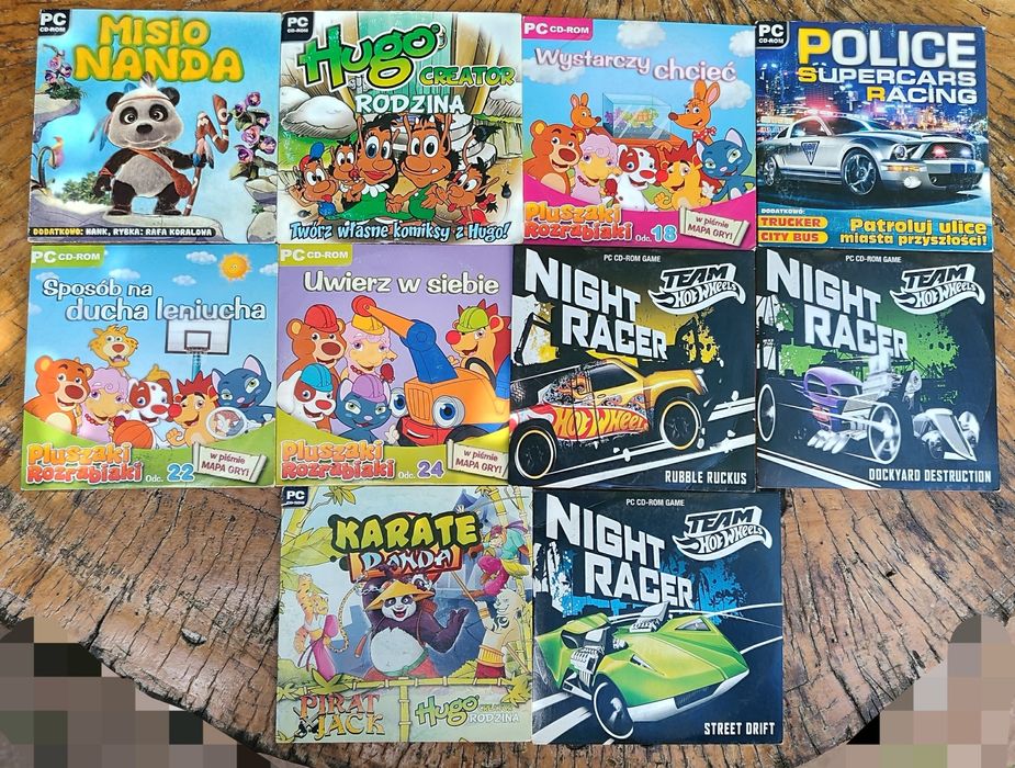 Gry PC Agent Hugo Tomb Raider Kane & Lynch 2 WRC 2 Risen / Driver: San Francisco Scooby-Doo Disciples: Bunt Elfów Karate Panda