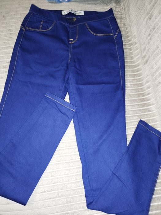 Spodnie jeansowe damskie 34 denim co granatowe