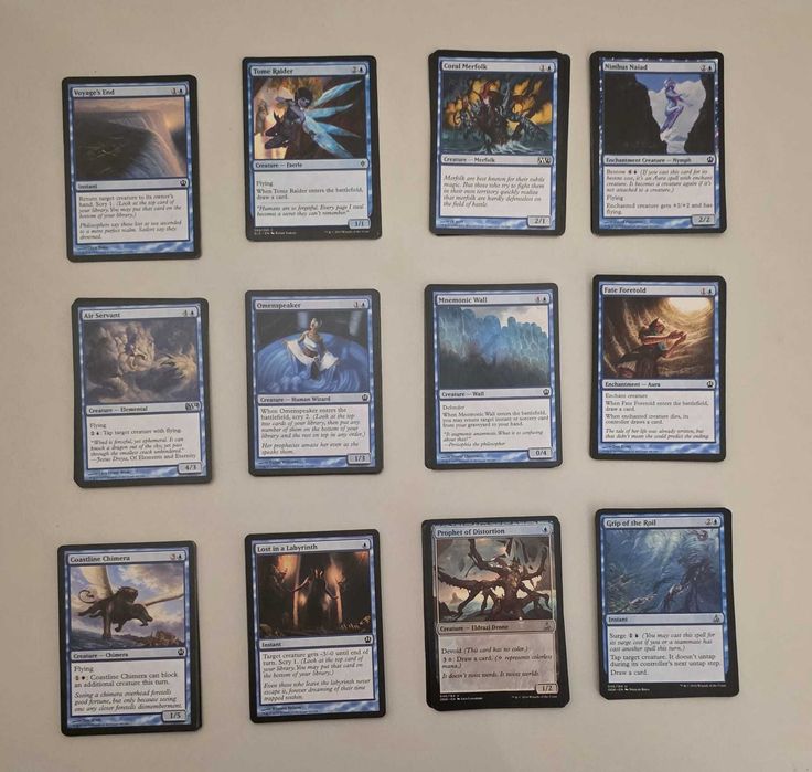 Cartas Magic - Azuis