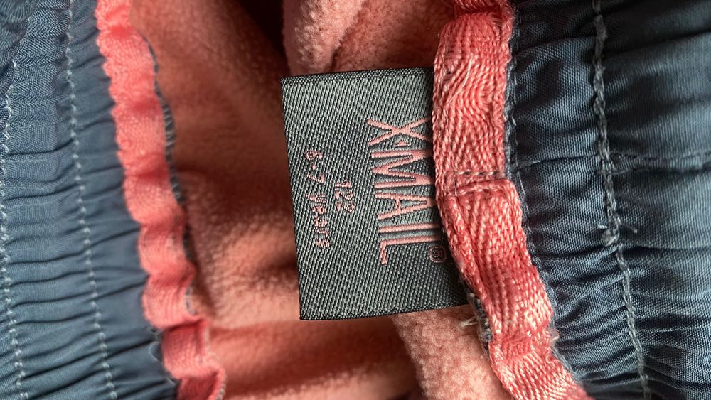 Штани демі/зима 122-128 сірі на дівчинку