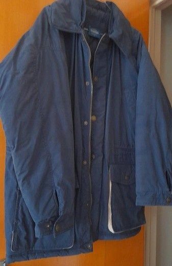 Parka Centini cor azul escuro tamanho L - Bom estado