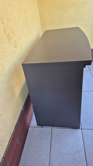 Biurko drewniane Antracyt 50x120x75