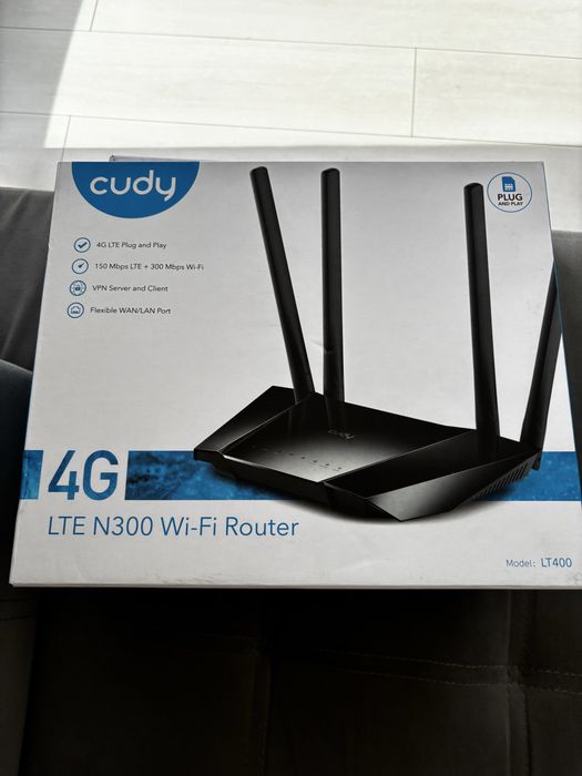 Router modem Cudy 4G LTE N300 Wi fi