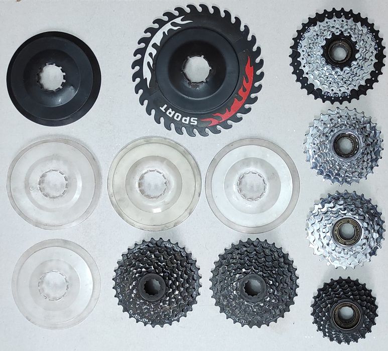 Запчасти и аксессуары на велосипед MTB, шоссе, дорожный