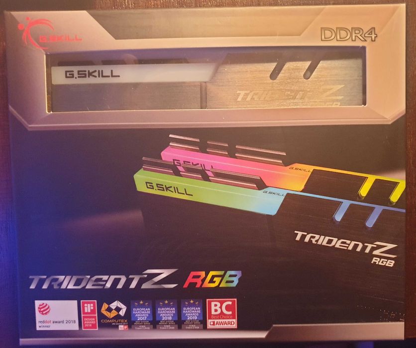 G.SKILL Trident Z RGB RAM Memory 32GB (2x16GB) DDR4-4000MHz64586494240131123