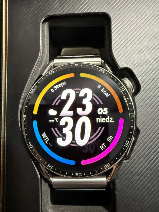 Smartwatch HUAWEI Watch GT 3 46mm Srebrny - - - - - - - - - - IDEAŁ