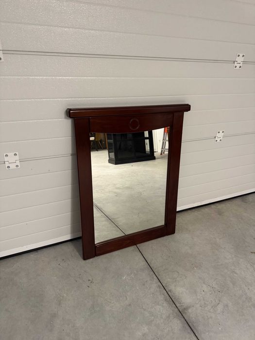 Espelho de sala / entrada em madeira
