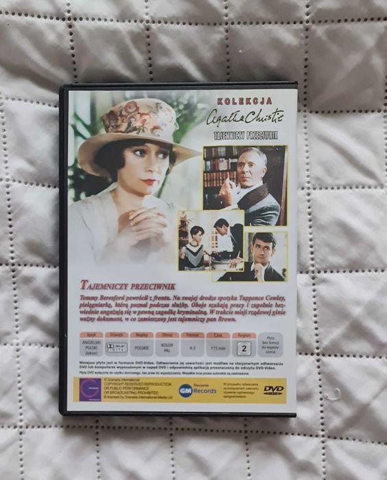 Serial kolekcja Agatha Christie - Tajemniczy przeciwnik płyta DVD