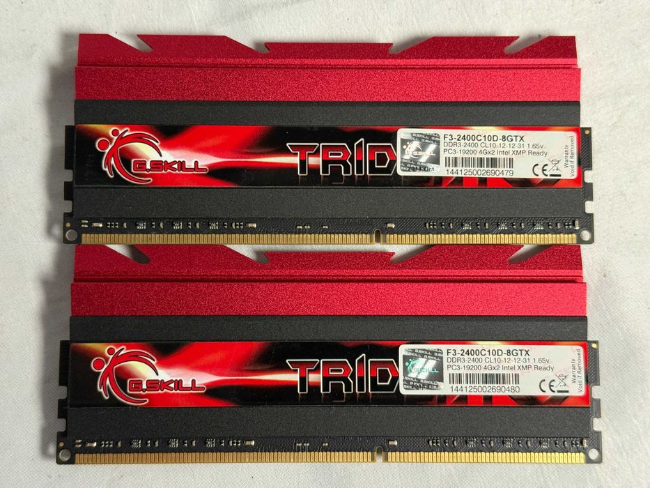 Pamięć RAM DDR3 G.SKILL TridentX 2x4GB 8GB 2400MHz