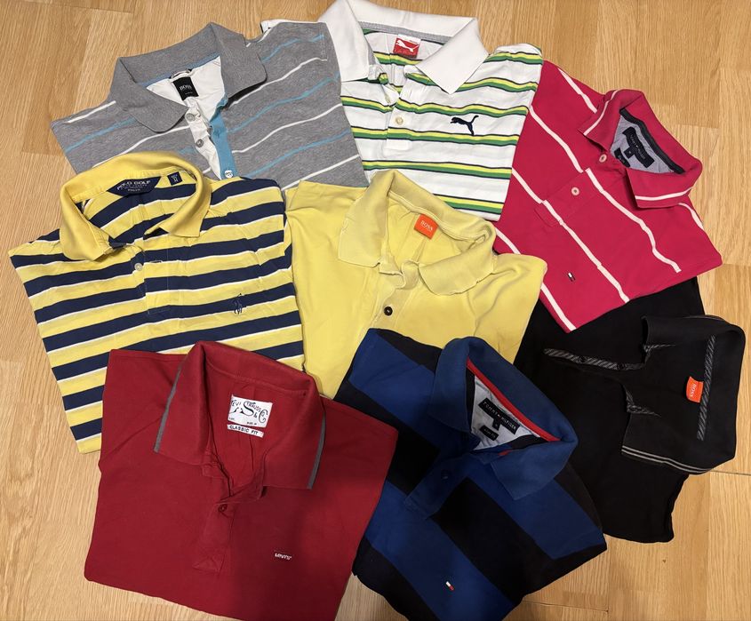 Поло футболки теніски Boss ,Raplh,Lacoste,Hilfiger,CK,YSL