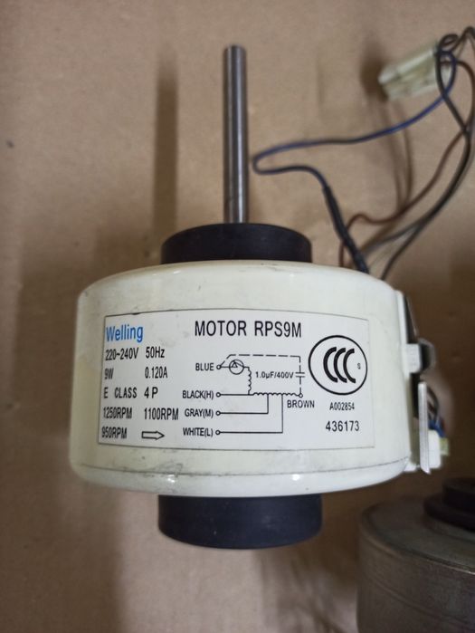 Мотор/ двигатель Welling RPS6Z  6W, RPS9Z  9W вн.бл кондиционера