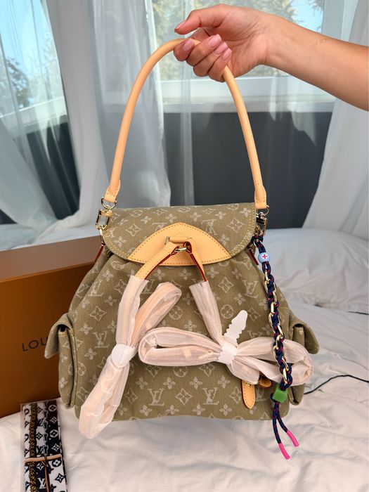 Рюкзак Louis Vuitton Monogram Denim Backpack Olive