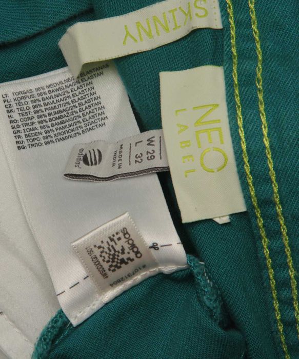 Adidas NEO рр 29 32 джинсы из хлопка и лайкры