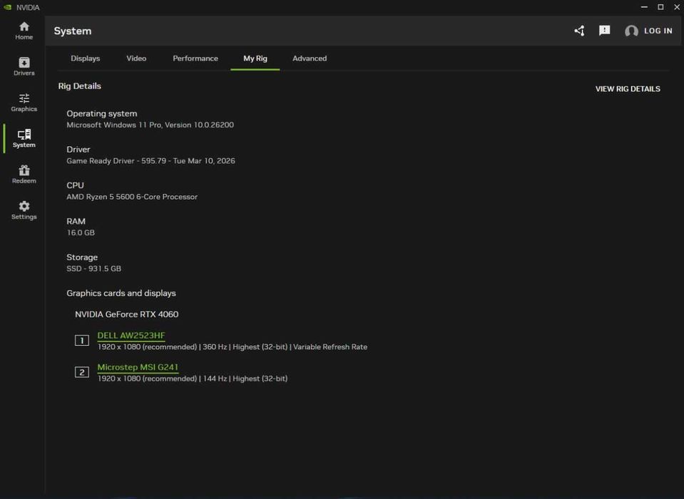 PC | RTX 4060 | RYZEN 5 5600 | 16 GB RAM