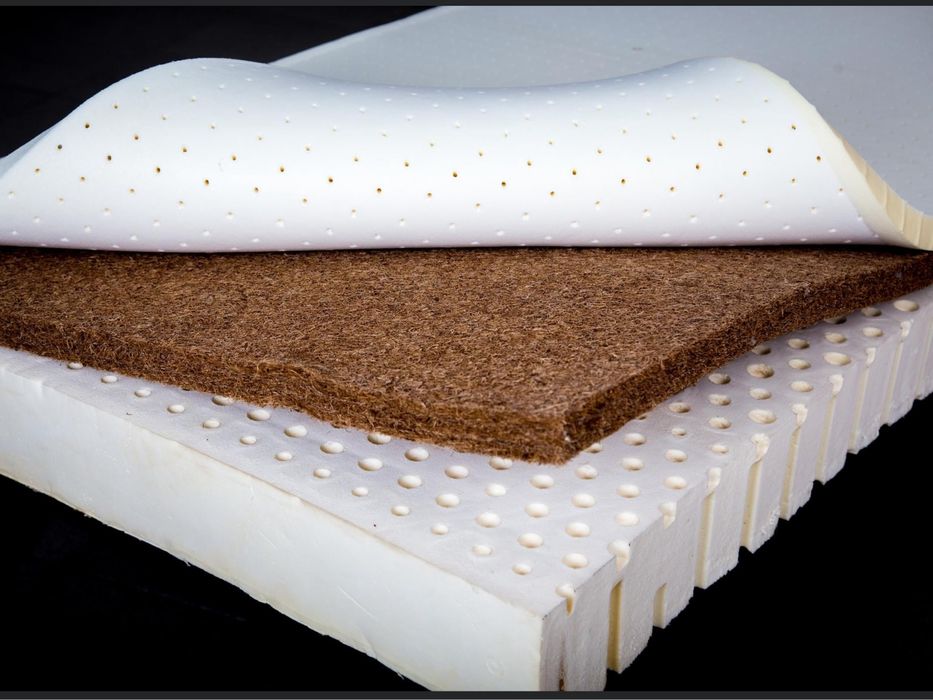 Латексні блоки листи для матрацу та дивану 7 зон жорсткісті різні