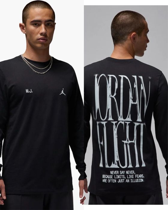 Лонгслів Air Jordan Brand Never Ls Black FZ1934-010