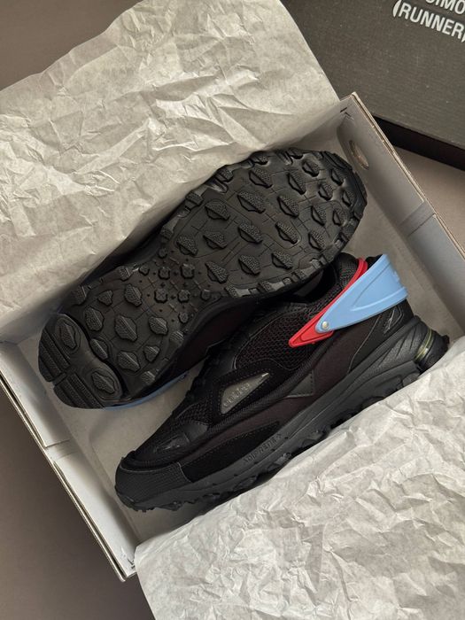 Новинка! Кросівки Raf Simons Response Trail 2 Raf Simons Core Black Bright Blue• Раф Сімонс